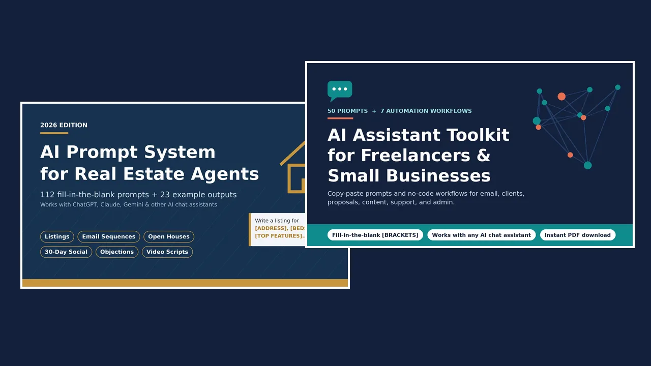 Both Kits: Real Estate + Freelancer cover