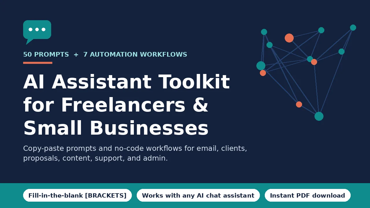AI Assistant Toolkit for Freelancers & Small Businesses cover